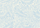 HWA1230W Leaf Vine Wedgewood Blue Wallpaper by Hoopla Walls