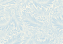 HWA1230W Leaf Vine Wedgewood Blue Wallpaper by Hoopla Walls