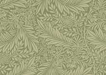 HWA1233W Leaf Vine Olivine Wallpaper by Hoopla Walls