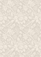 HWA1242W Damask Trail Stone Wallpaper by Hoopla Walls