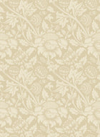 HWA1243W Damask Trail Hemp Wallpaper by Hoopla Walls