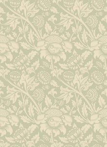 HWA1245W Damask Trail Bamboo Wallpaper by Hoopla Walls