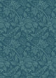 Damask Trail Rich Teal Elegance Wallpaper by Hoopla Walls