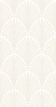 Leaf Fan Chalk Elegance Wallpaper by Hoopla Walls