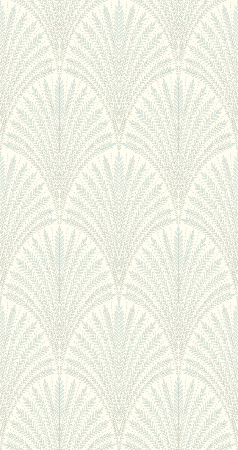 HWA1255W Leaf Fan Sky Wallpaper by Hoopla Walls