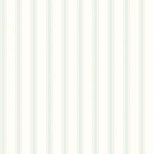 HWA1259W Chalk Stripe Seafoam Wallpaper by Hoopla Walls