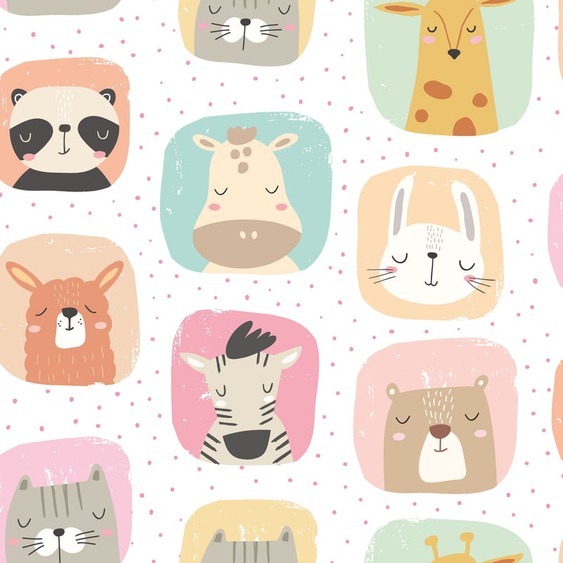 HWA1271W Picture Perfect Sugar Almond Wallpaper by Hoopla Walls