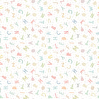 HWA1278W Alphabet Jumble Soft Sorbet Wallpaper by Hoopla Walls