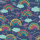 HWA1284W Rainbow Love Inky Mix Wallpaper by Hoopla Walls