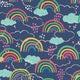 Rainbow Love Inky Mix Peekaboo Wallpaper by Hoopla Walls