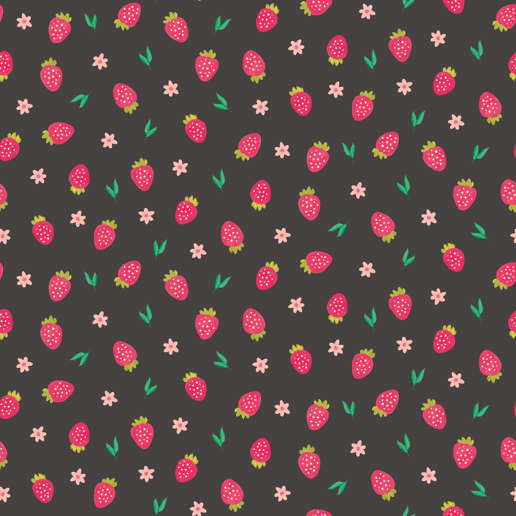 HWA1286W Strawberry Sprinkles Liquorice Wallpaper by Hoopla Walls