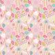 Folk Floral Dolly Mixtures Peekaboo Wallpaper by Hoopla Walls