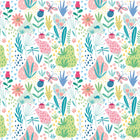 HWA1290W Bug Garden Sky Mix Wallpaper by Hoopla Walls