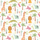 Safari Boogie Fruit Salad Peekaboo Wallpaper by Hoopla Walls