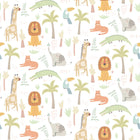 HWA1293W Safari Boogie Honey Mallow Wallpaper by Hoopla Walls