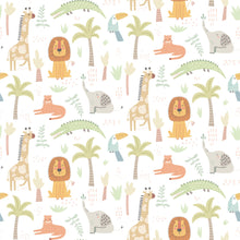 HWA1293W Safari Boogie Honey Mallow Wallpaper by Hoopla Walls