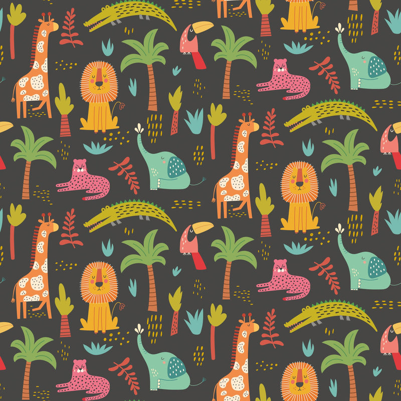 HWA1294W Safari Boogie Rouge Twist Wallpaper by Hoopla Walls