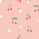 Cheery Cherries Watermelon Peekaboo Wallpaper by Hoopla Walls