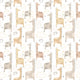 Giraffe Friends Marshmallow Peekaboo Wallpaper by Hoopla Walls