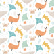 Ocean Adventure Seafoam Spice Peekaboo Wallpaper by Hoopla Walls