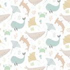 HWA1302W Ocean Adventure Honeycomb Wallpaper by Hoopla Walls