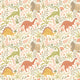 Jurassic Party Bronze Age Peekaboo Wallpaper by Hoopla Walls
