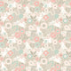 Bouncing Bunnies Coconut Mix Peekaboo Wallpaper by Hoopla Walls