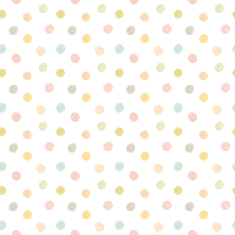 HWA1316W Dotty Pastel Riot Wallpaper by Hoopla Walls