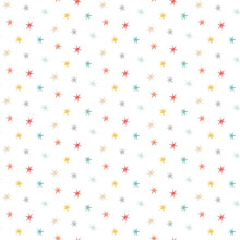 HWA1321W Twinkle Stars Ginger & Denim Wallpaper by Hoopla Walls