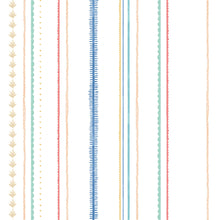 HWA1323W Stripey Royal Mix Wallpaper by Hoopla Walls
