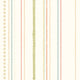Stripey Ginger Mix Peekaboo Wallpaper by Hoopla Walls