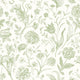 Floral Toile Sage Purity Wallpaper by Hoopla Walls