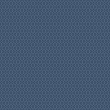 HWA1336W Tiny Ogee Indigo Wallpaper by Hoopla Walls
