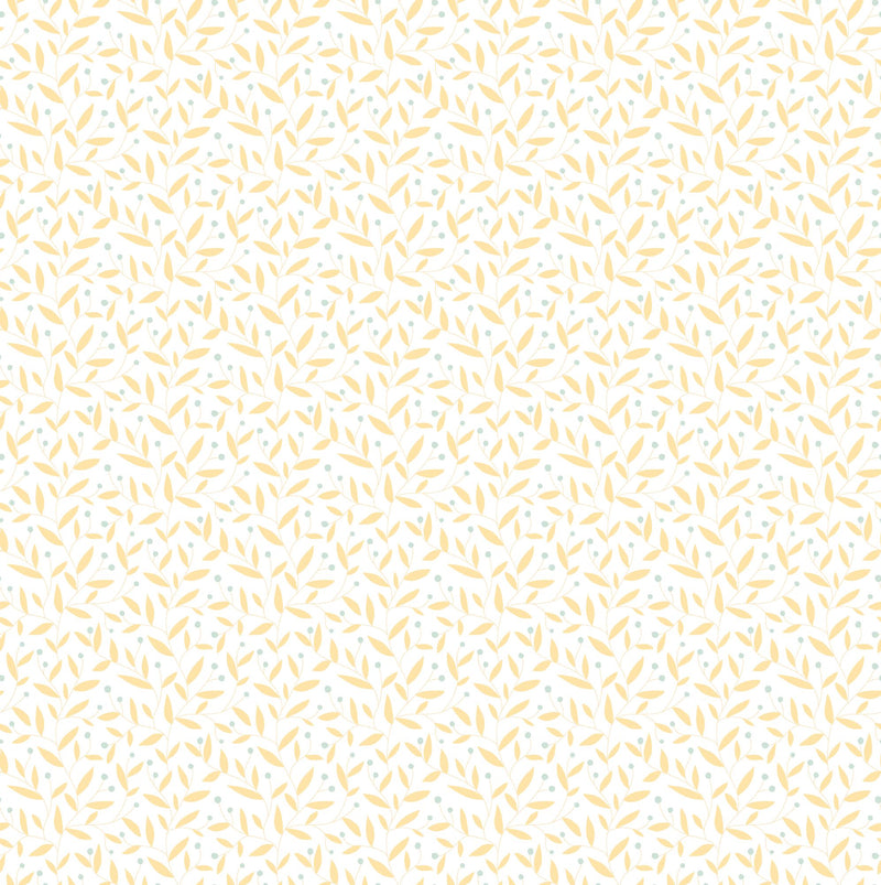 HWA1338W Dotty Vine Gold Wallpaper by Hoopla Walls