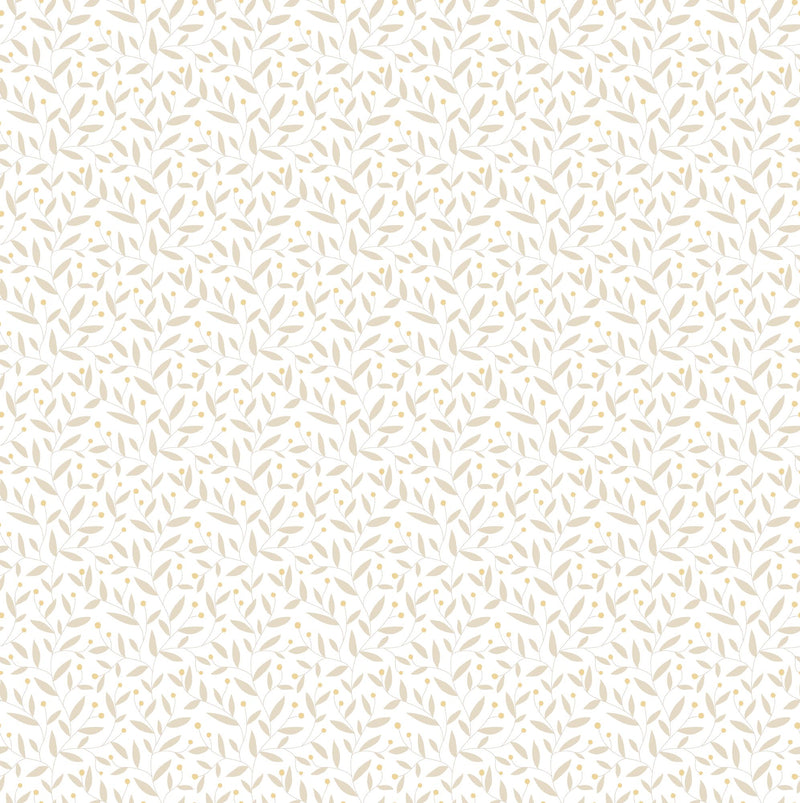 HWA1339W Dotty Vine Stone Wallpaper by Hoopla Walls