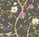 Bird Song Plum & Noir Purity Wallpaper by Hoopla Walls