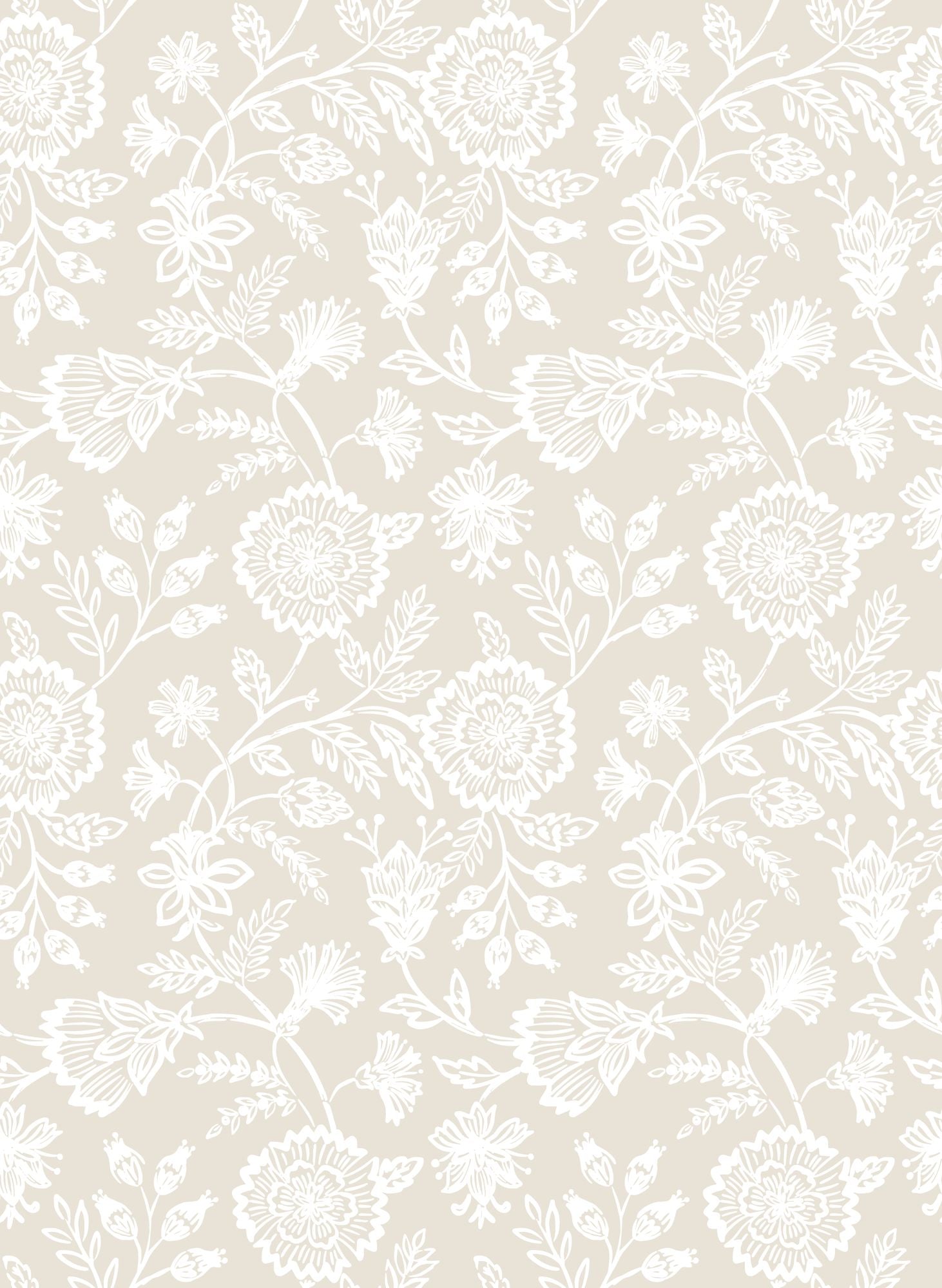 HWA1347W Evelyn Trail Bone Wallpaper by Hoopla Walls