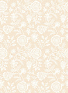 HWA1348W Evelyn Trail Putty Wallpaper by Hoopla Walls