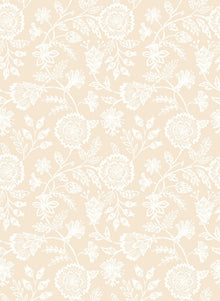 HWA1348W Evelyn Trail Putty Wallpaper by Hoopla Walls