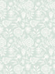 Evelyn Trail Soft Petrol Purity Wallpaper by Hoopla Walls