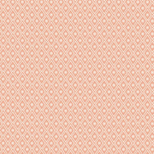 HWA1353W Ditsy Diamond Salmon Wallpaper by Hoopla Walls
