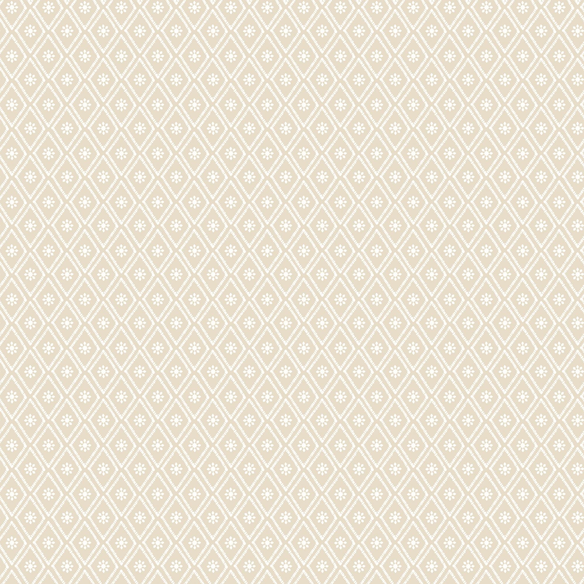 HWA1354W Ditsy Diamond Parchment Wallpaper by Hoopla Walls