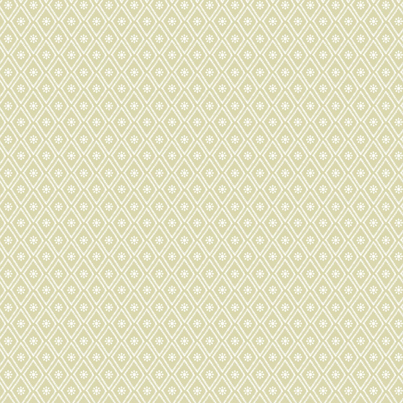 HWA1355W Ditsy Diamond Pistachio Wallpaper by Hoopla Walls