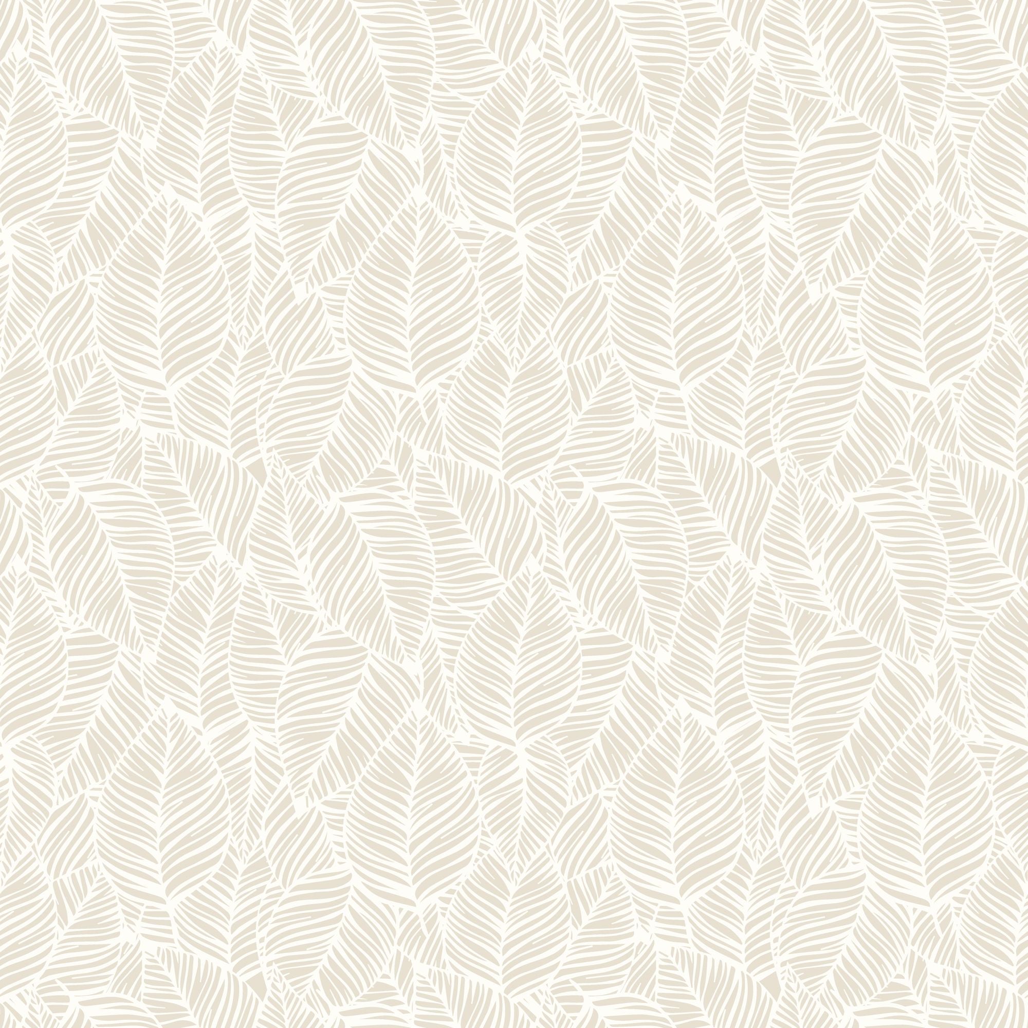 HWA1358W Zebra Leaf Linen Wallpaper by Hoopla Walls