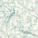 Bird Toile Duck Egg Blue Purity Wallpaper by Hoopla Walls