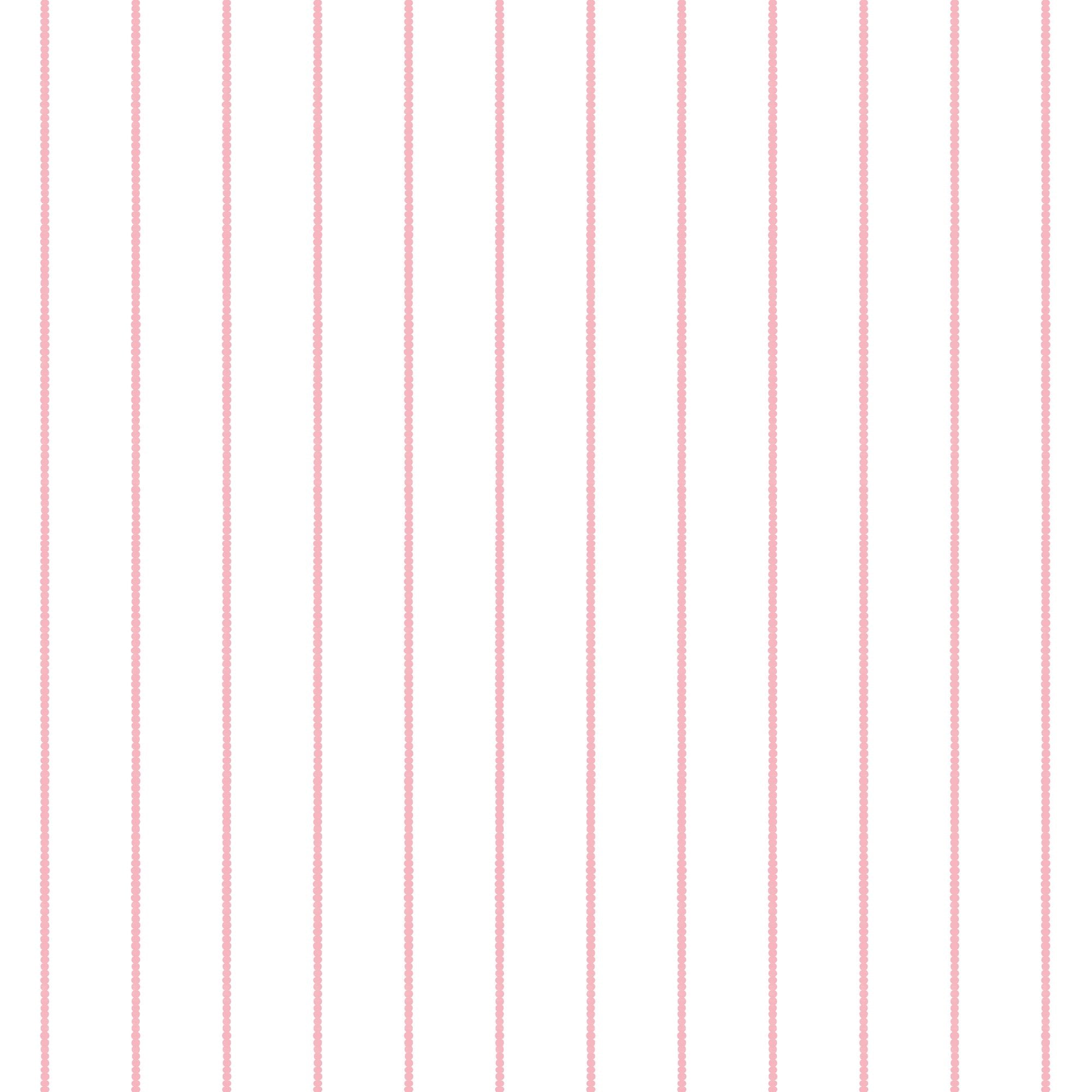HWA1370W Scallop Stripe Rose Wallpaper by Hoopla Walls