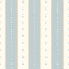 HWA1381W Decorative Stripe Wedgewood Wallpaper by Hoopla Walls