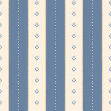 HWA1382W Decorative Stripe Denim Mix Wallpaper by Hoopla Walls