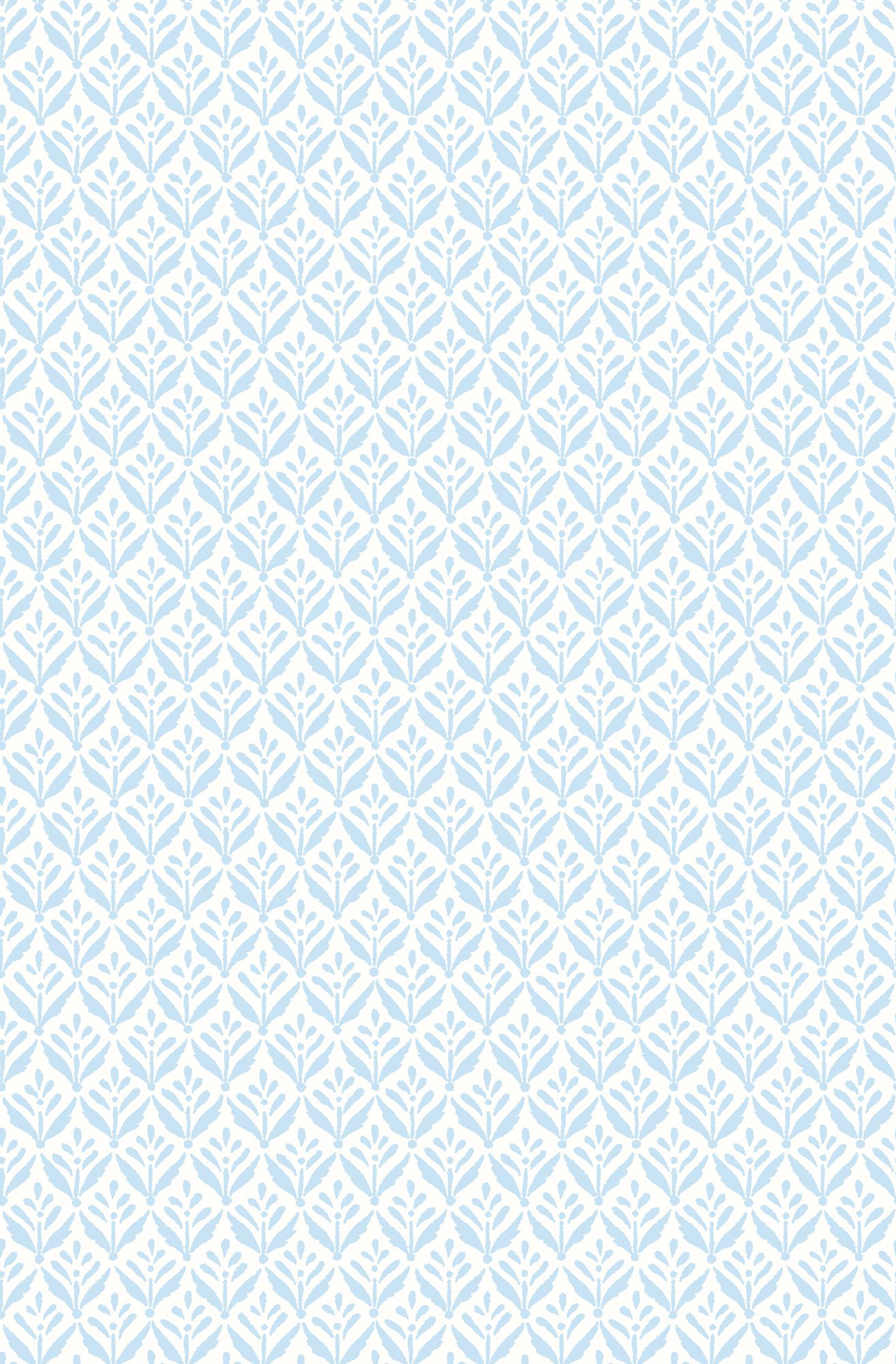 HWA1384W Mini Leaf Sky Wallpaper by Hoopla Walls