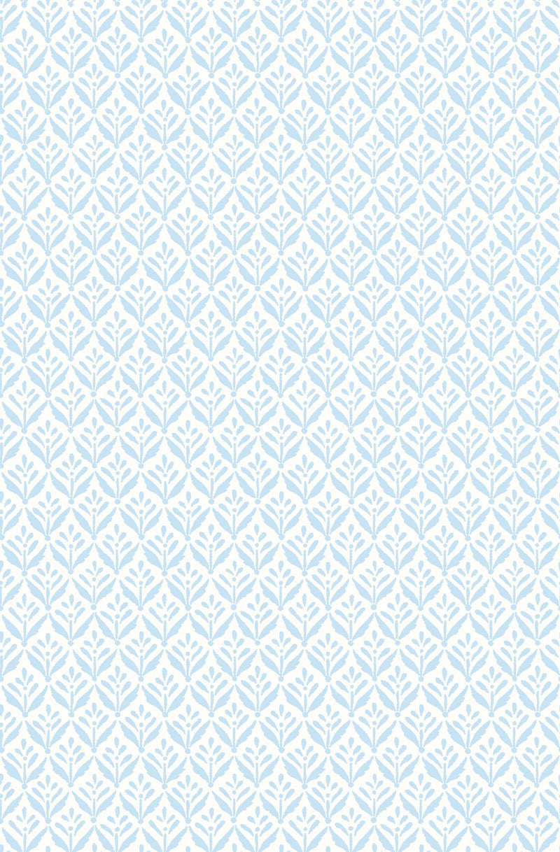 HWA1384W Mini Leaf Sky Wallpaper by Hoopla Walls